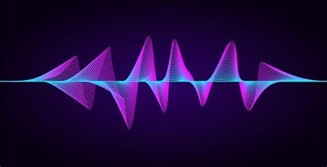 Abstract Equalizer Wave Design Music Sound Wave Element Waveform With