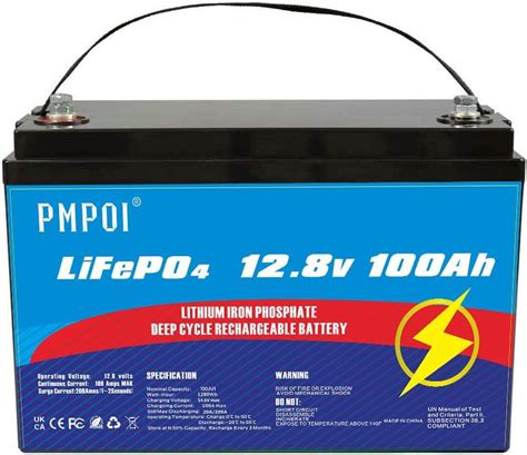 Batterie LiFePO4 Au Lithium Fer Phosphate 12 V 100 Ah 1280 Wh Plus De