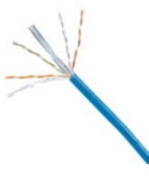 Bobina De Cable Utp M De Cobre Nuc C Bu Fe Netkey Reelex Azul