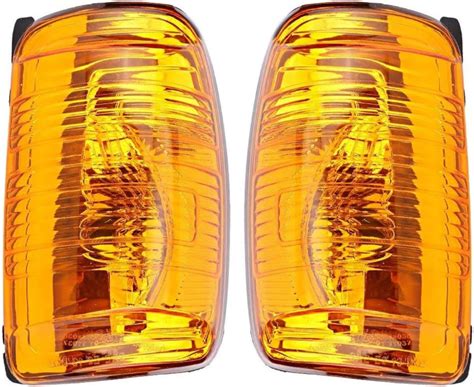 Replacement Door Wing Mirror Indicator Light Lamp Lens For Ford Transit