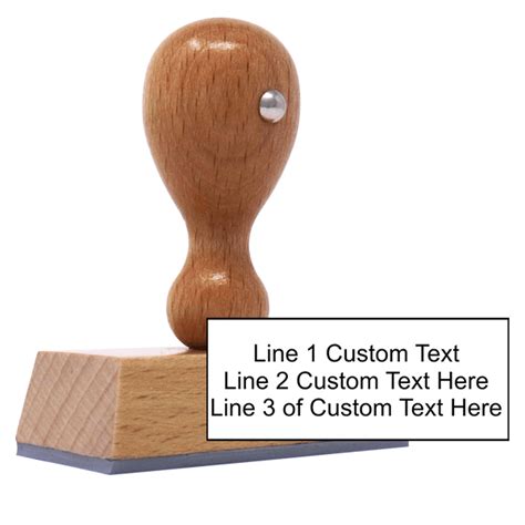 Line Custom Wood Handle Stamp Hc Brands