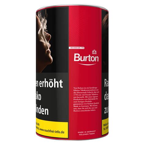 Burton Original Tabak Online Beim Tabakdealer Erh Ltlich