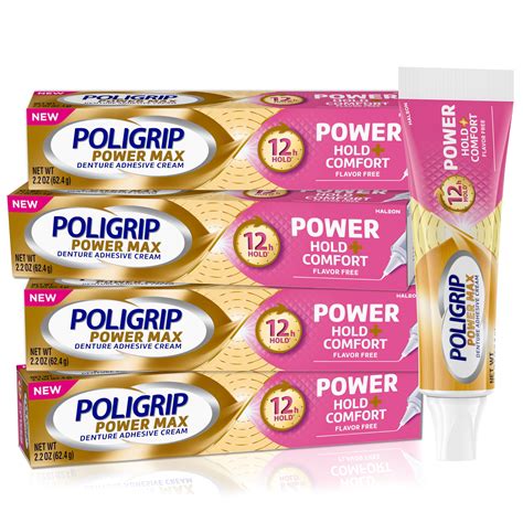 Snapklik Poligrip Denture Adhesive Power Max Hold Plus Comfort