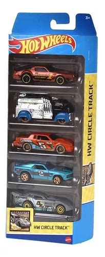 Pack 5 Autos Basicos Hotwheels Hw Circle Track Color Multicolor Mercadolibre