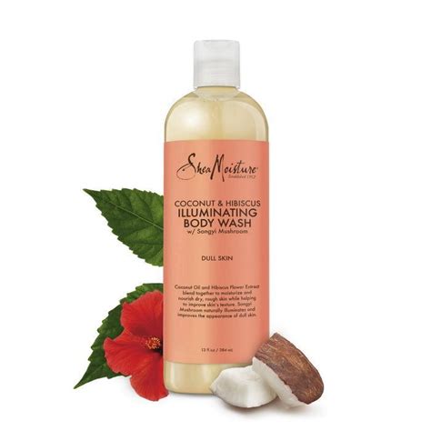 Sheamoisture Coconut And Hibiscus Illuminating Body Wash 13 Fl Oz In