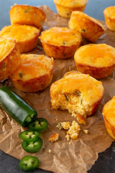 Cheddar Jalapeño Keto Cornbread Muffins Keto Karma