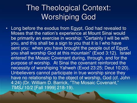 Ppt The Mosaic Covenant Powerpoint Presentation Free Download Id