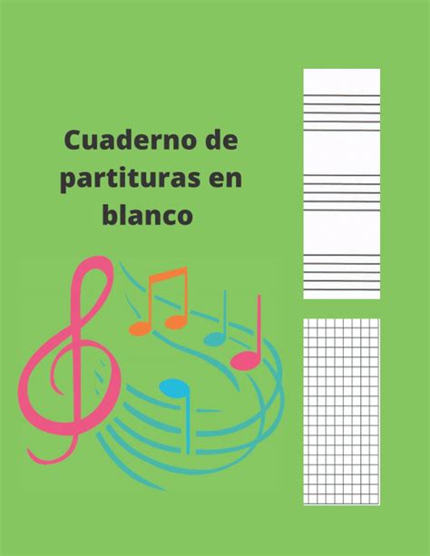 Buy Cuaderno De Partituras Con Pentagramas Por Pagina Incluye