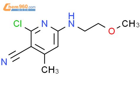 Pyridinecarbonitrile Chloro Methoxyethyl Amino