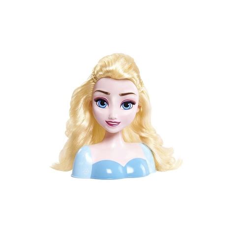 Frozen Busto Peinable De Elsa Con Accesorios