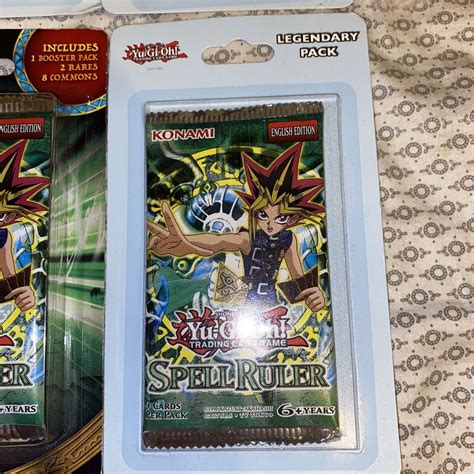 Konami Yugioh Spell Ruler Booster Blister Pack Sealed New X Ebay