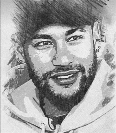 Neymar ♥️ Em 2023 Neymar Desenho Desenho De Rosto Desenho De Pessoas