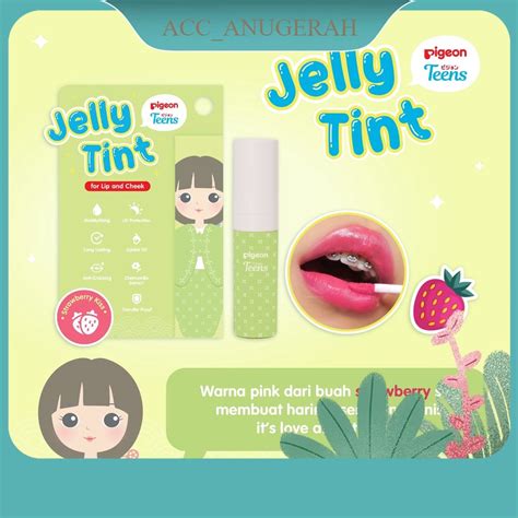 Jual Pigeon Teens Jelly Tint Haru Strawberry Kiss Shopee Indonesia