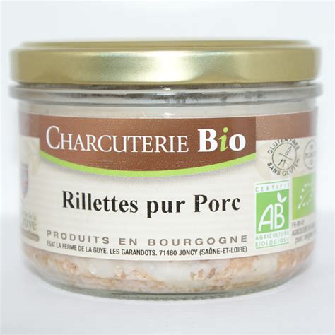 Rillettes Pur Porc Bio 200 G Ferme De La Guye Locavor Fr