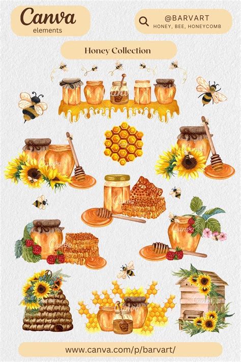 Canva Elements Honey Bee Artofit