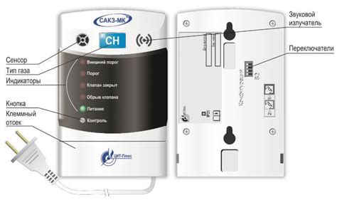 Сигнализатор загазованности СЗ-1-2Г метан для САКЗ-МК (10% / 20% НКПР ...