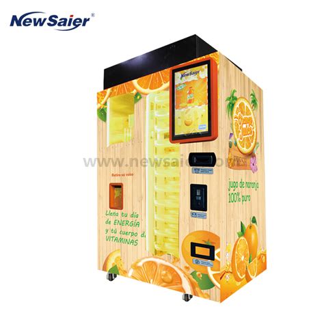 Wholesale Automatic Fresh Squeezed Orange Juice Vending Machine Support