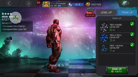 Mcoc Rank 5 Upgrade From Rank 4 With 1m Gold Youtube