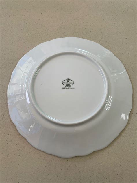 Tirschenreuth Baronesse White Grey Saucer On Carousell