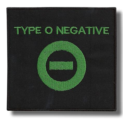 Type O Negative Embroidered Patch 12x11 CM Patch Shop