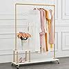 Amazon Bosuru Metal Rolling Clothing Rack On Wheels Industrial