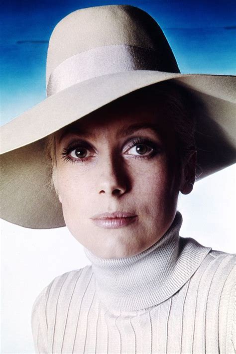 Catherine Deneuve Stylish Fashion Pose In Hat 24x36 Poster Ebay