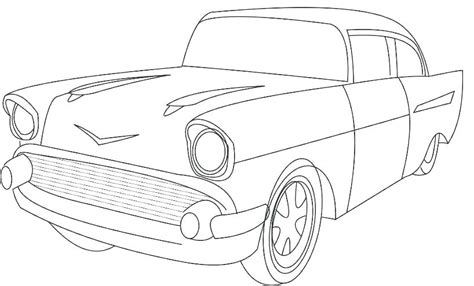 Classic Car Coloring Pages At Free Printable