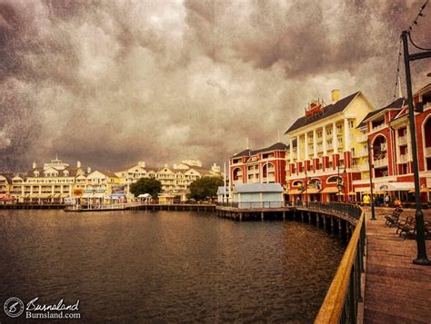 Photo A Postcard View Of The Walt Disney World Boardwalk Inn