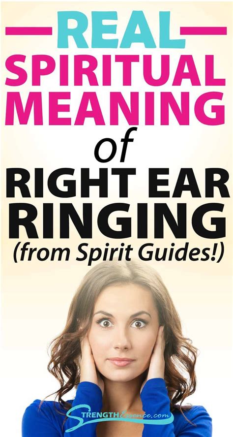 The Real Spiritual Meaning Of Ringing In Right Ear From Spirit Guides