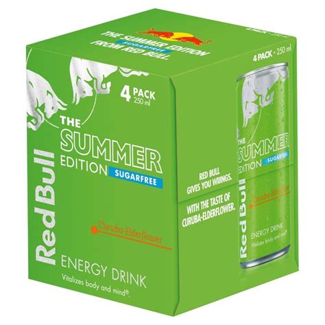 Red Bull Sugar Free Summer Edition Curuba Elderflower Ocado