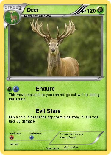 Pokémon Deer 112 112 - Endure - My Pokemon Card