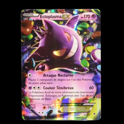 CARTE POKÉMON ECTOPLASMA EX 34 119 XY04 XY Vigueur Spectrale EUR 1 00