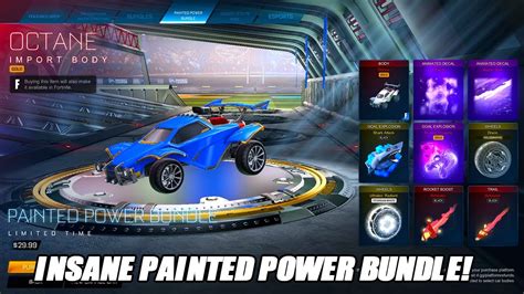 New Painted Power Bundle Showcase In Rocket League Item Shop Rocket