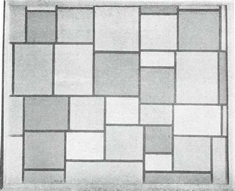 Piet Mondriaan Composition With Color Planes And Gray Lines 3 B94