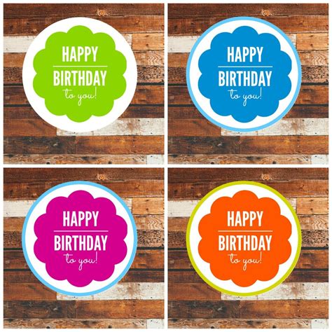 30 Happy birthday sticker happy birthday labels Happy