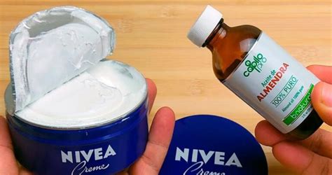 Mezcla Crema Nivea Y Aceite De Almendras Pocas Personas Saben Esto En