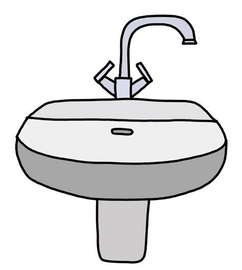 How To Draw A Bathroom Sink Rispa