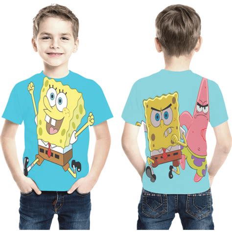 Camiseta Bob Esponja Mod2 Estampa Total Infantil No Shoptime