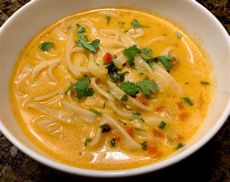 Thai Red Curry Noodle Soup Café Sid