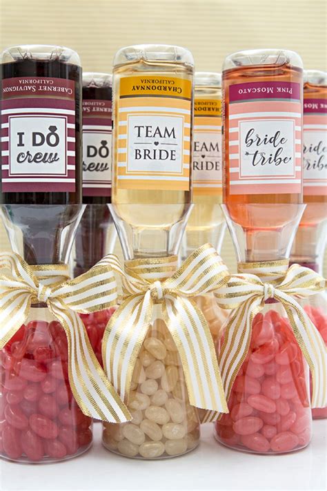 How Adorable Are These Diy Mini Wine Carafe Bridesmaid Ts