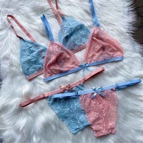 Kit C 10 Conjunto De Lingerie Em Renda Calcinha De Regulagem Bicolor Shopee Brasil