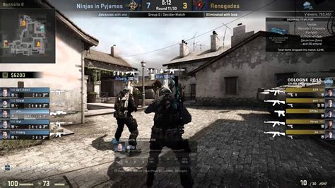 Esl One Cologne Cs Go Group G Decider Match Ninjas In Pyjamas