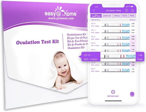 Ovulation Fertility Test Predictor Kit Easy Home 20 LH 5 HCG Strips