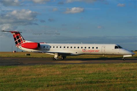 G Saji Embraer Erj Ep At Norwich Loganair Richard E Flagg