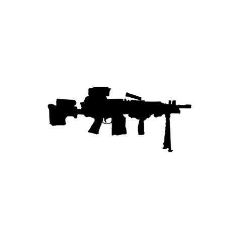 Machine gun icon. Simple style no war poster background symbol. Machine ...