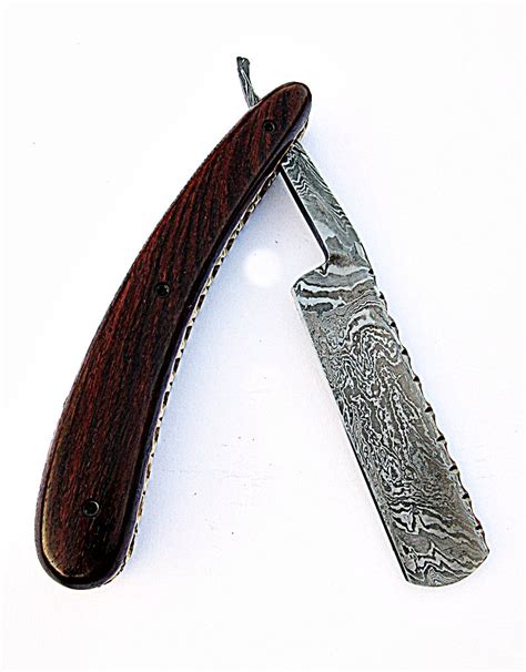 Rz 2083 New Custom Handmade Damascus Steel Straight Razor Beautif