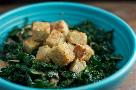 Quick And Easy Kale Salad With Tempeh Toot Sweet