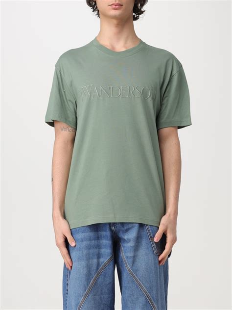 Jw Anderson Outlet T Shirt Men Green Jw Anderson T Shirt