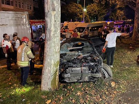 Esenler Tem Otoyolunda Korkun Kaza L Yaral Canbey Haber Ajansi