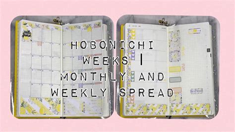 Pwm Hobonichi Weeks Monthly June Weekly Youtube